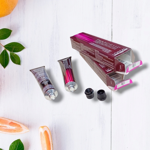 L'Oreal Professionnel DIARichesse 2 Tubes Ammonia-Free 4.15/4BRv Chocolate - Picture 10 of 16